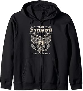 Team Aigner Lifetime Member - Aigner Name Zip Hoodie