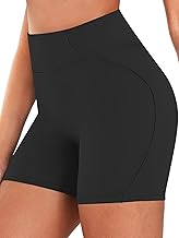 Sponsored Ad - Sunzel No Front Seam High Waist Gym Shorts for Women, Squat Proof Biker Shorts with Tummy Control for Yoga Workout Running